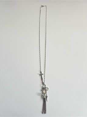 Lucky Brand Silver-Tone Charm Necklace